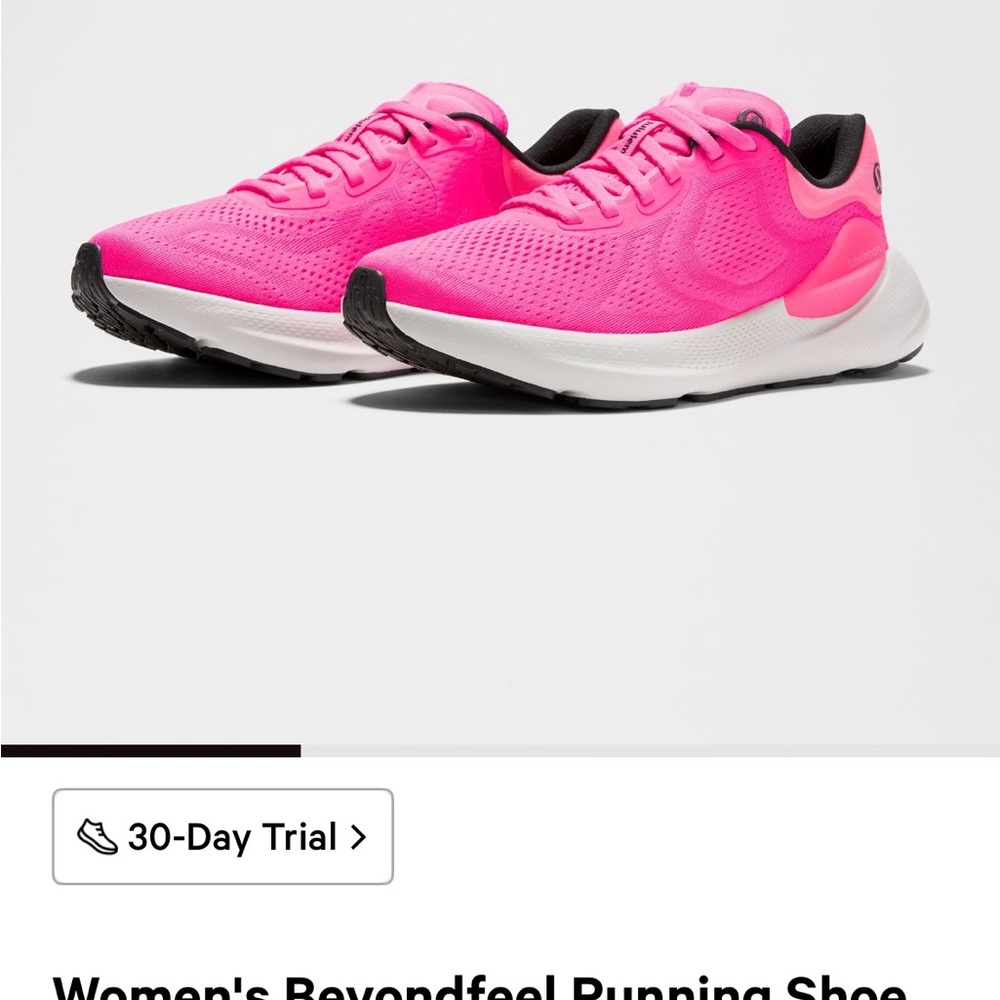 lululemon athletica Bright Pink Athletic Shoes